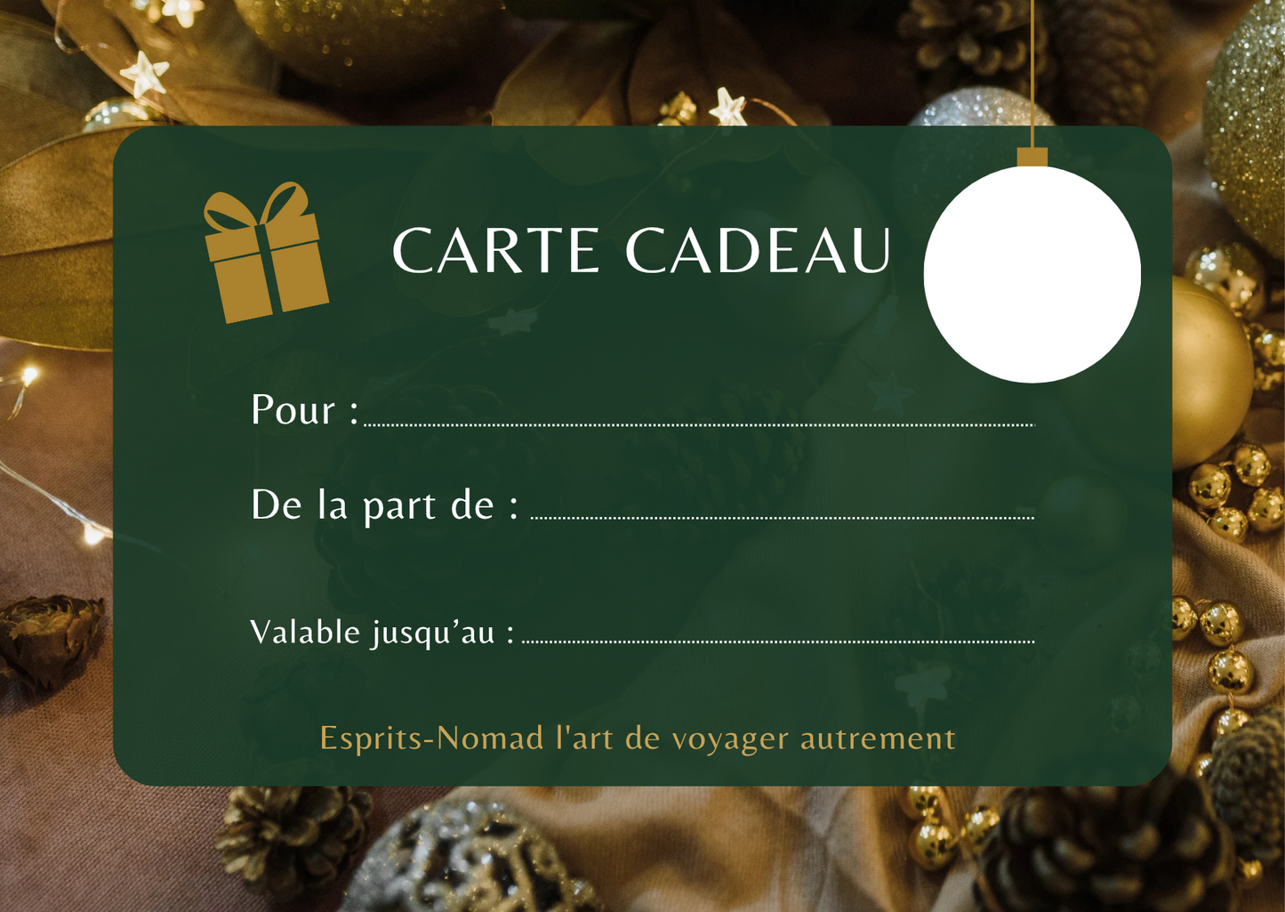 Carte Cadeau Nomad